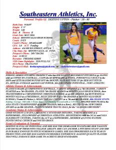 16 UPTON, DESTINY SB k