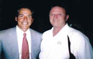 Nick Saban and Glen Jackson