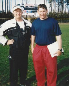 Glen Jackson and Itawamba CC Baseball Coach Rick Collier