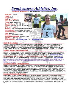 16 CULVER, CAROLINE SB k