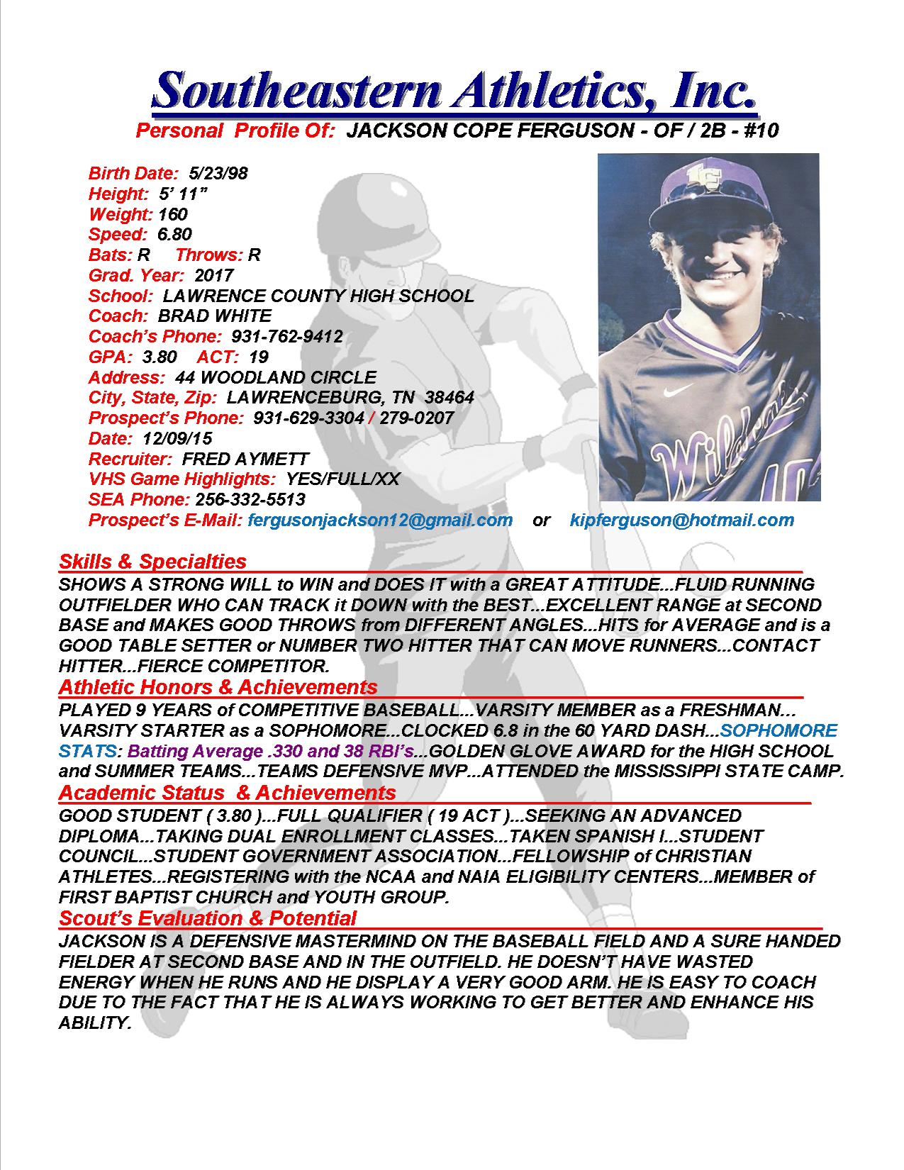 17 FERGUSON, JACKSON BB fa