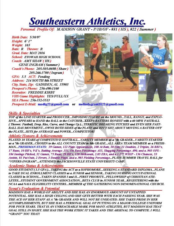 16 GRANT, MADISON SB k