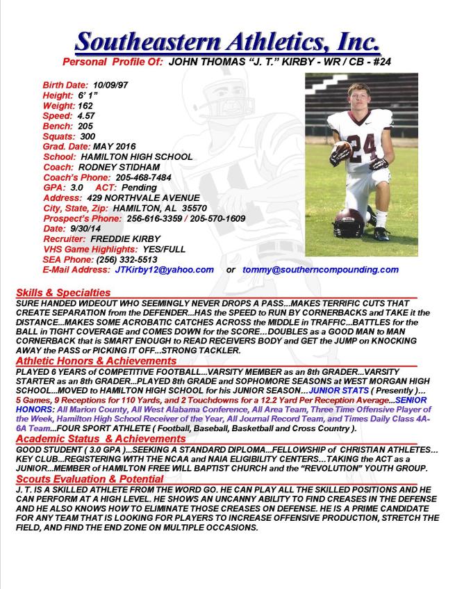 16 KIRBY, J. T.  FB k