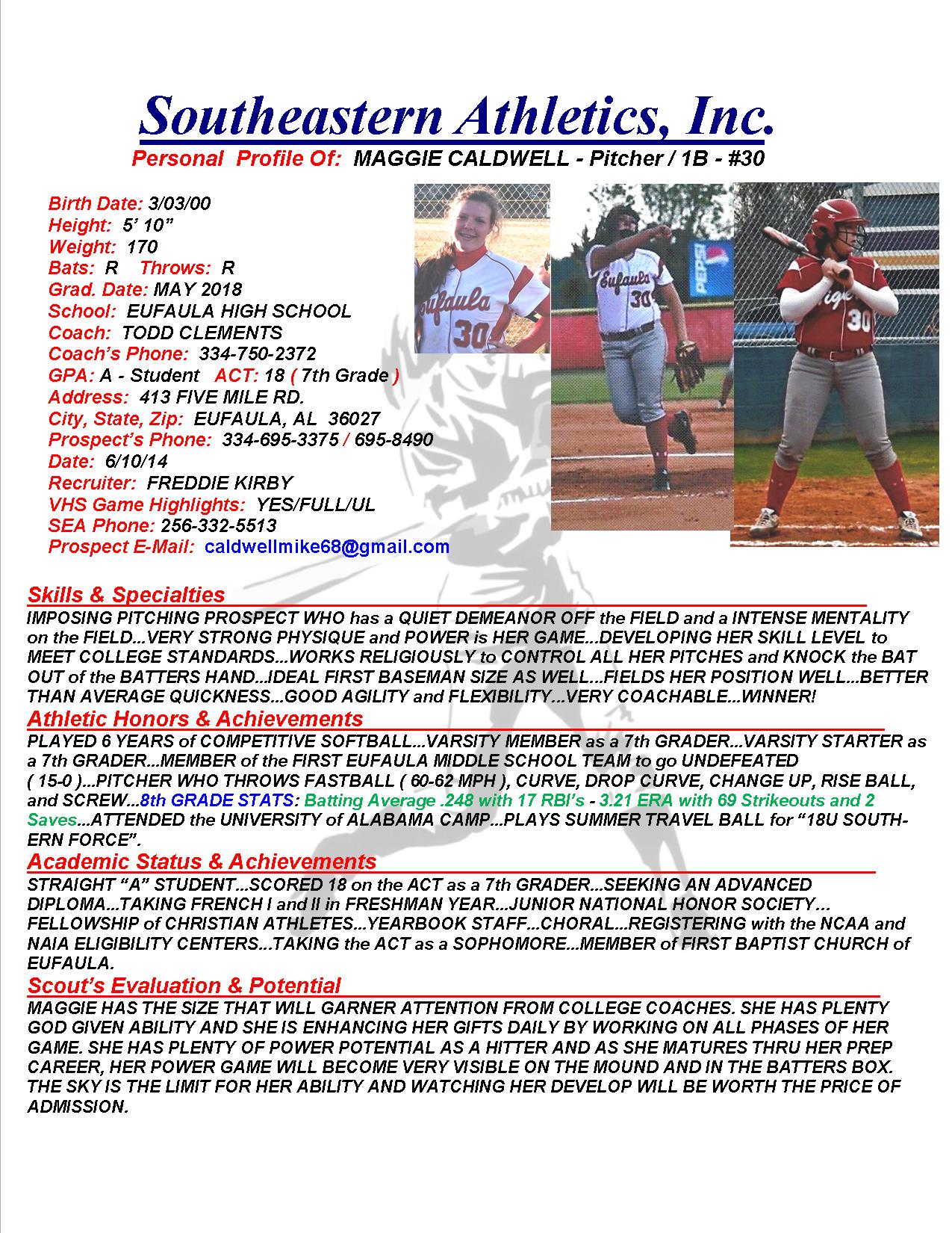 18 CALDWELL, MAGGIE SB k