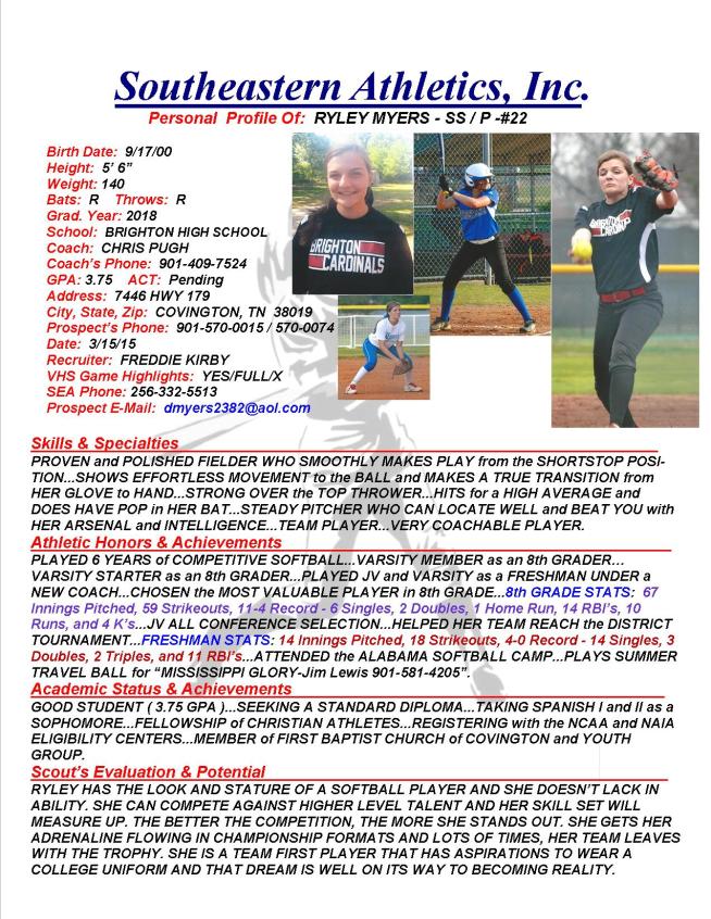 18 MYERS, RYLEY SB k