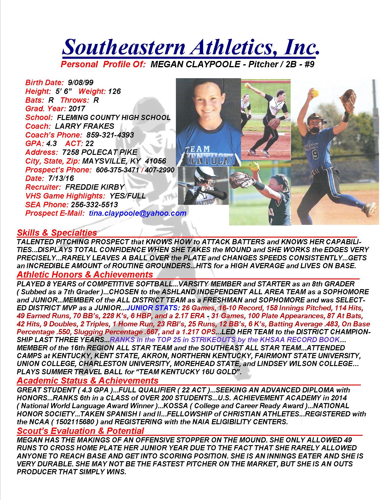 17 CLAYPOOLE, MEGAN SB k