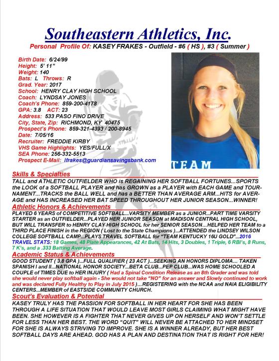 17 FRAKES, KASEY SB k