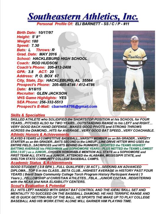 16 BARNETT, ELI BB gj