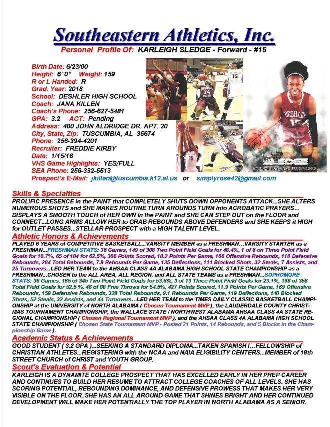 18 SLEDGE, KARLEIGH BKB k