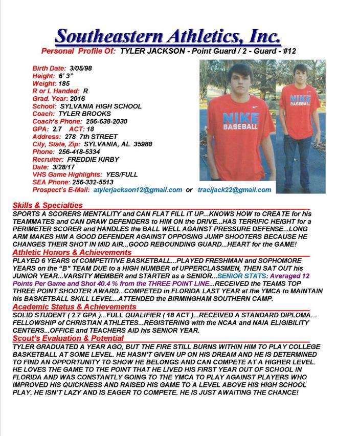 16 JACKSON, TYLER BKB k