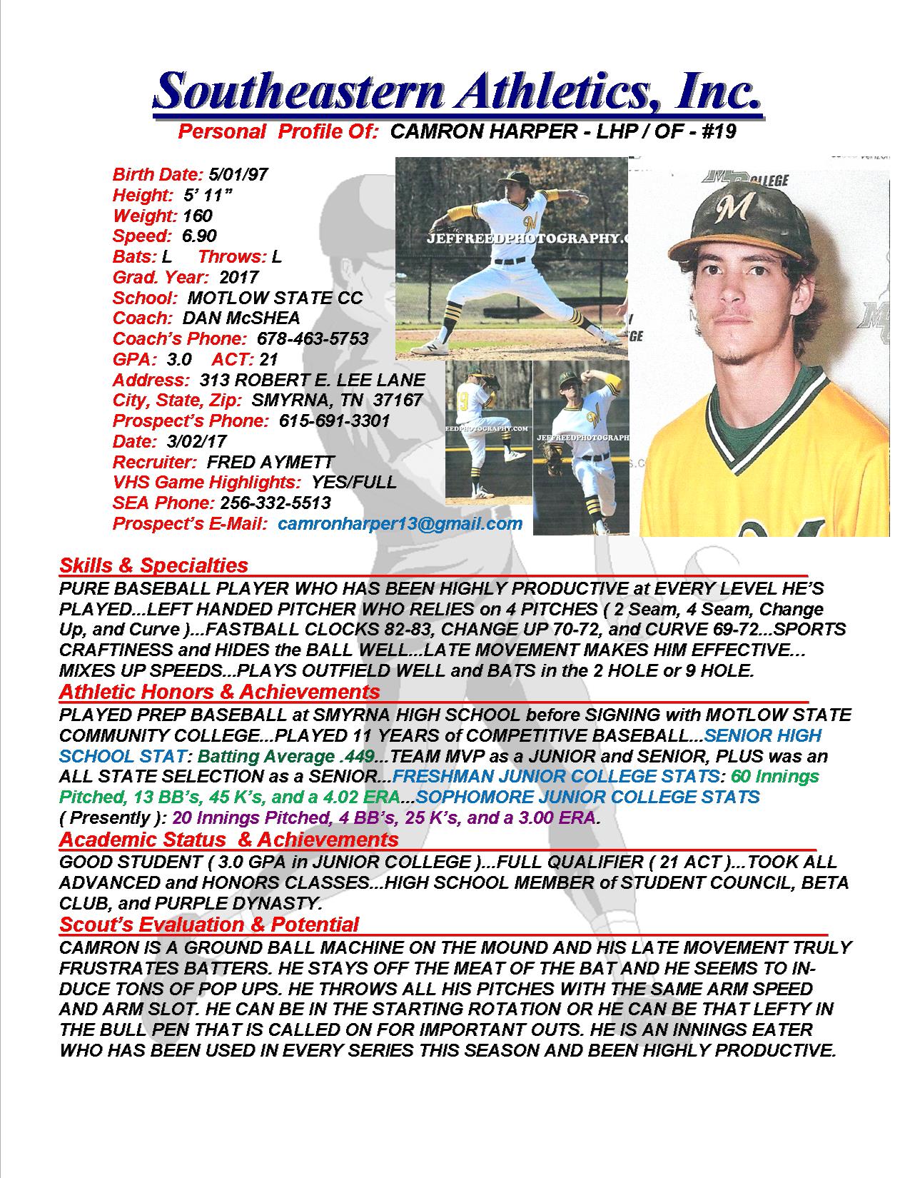 JC HARPER, CAMRON BB fa