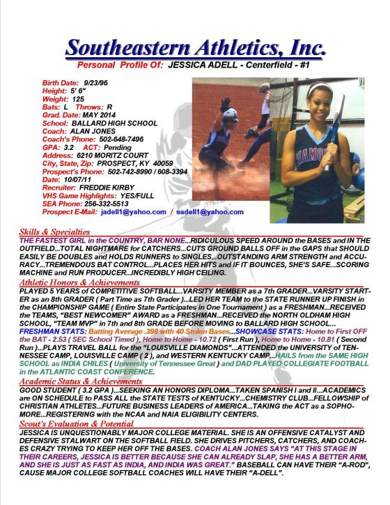 14 ADELL, JESSICA SB k