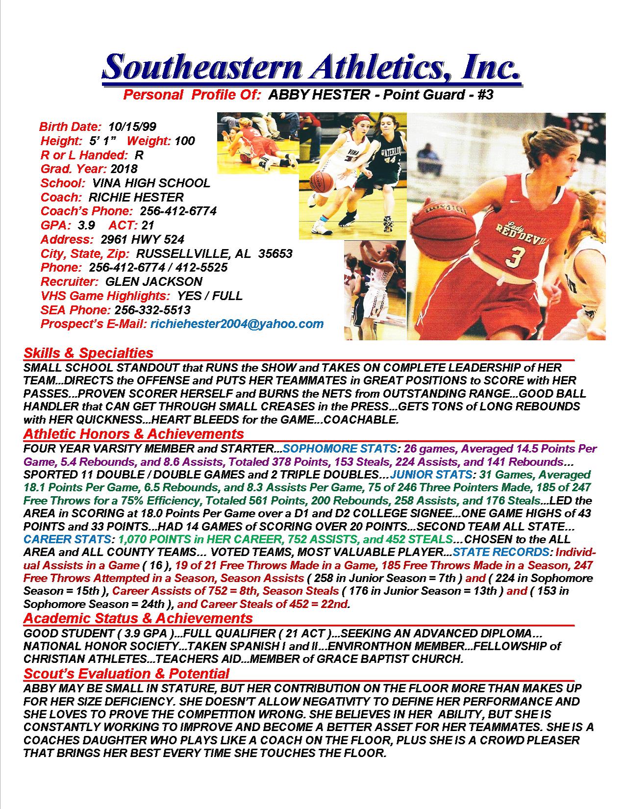 18 HESTER, ABBY BKB gj