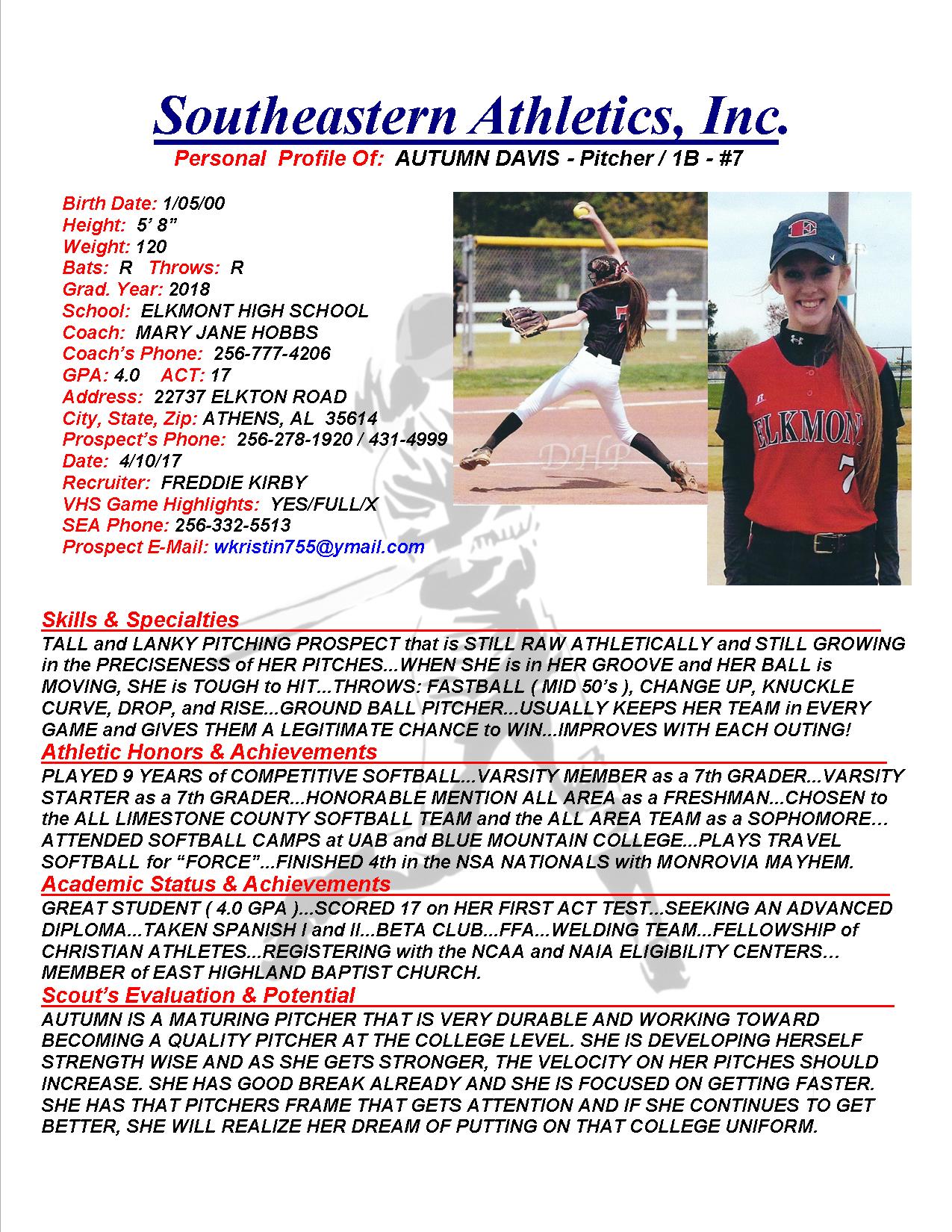 18 DAVIS, AUTUMN SB k