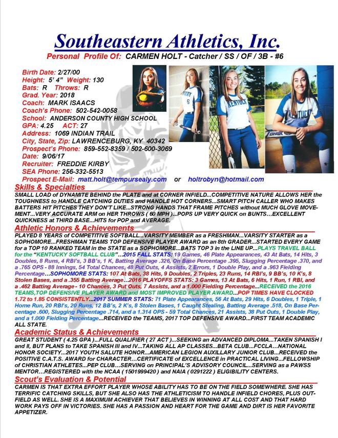 18 HOLT, CARMEN SB k