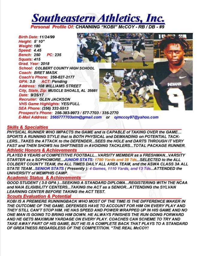 18 McCOY, KOBI FB gj