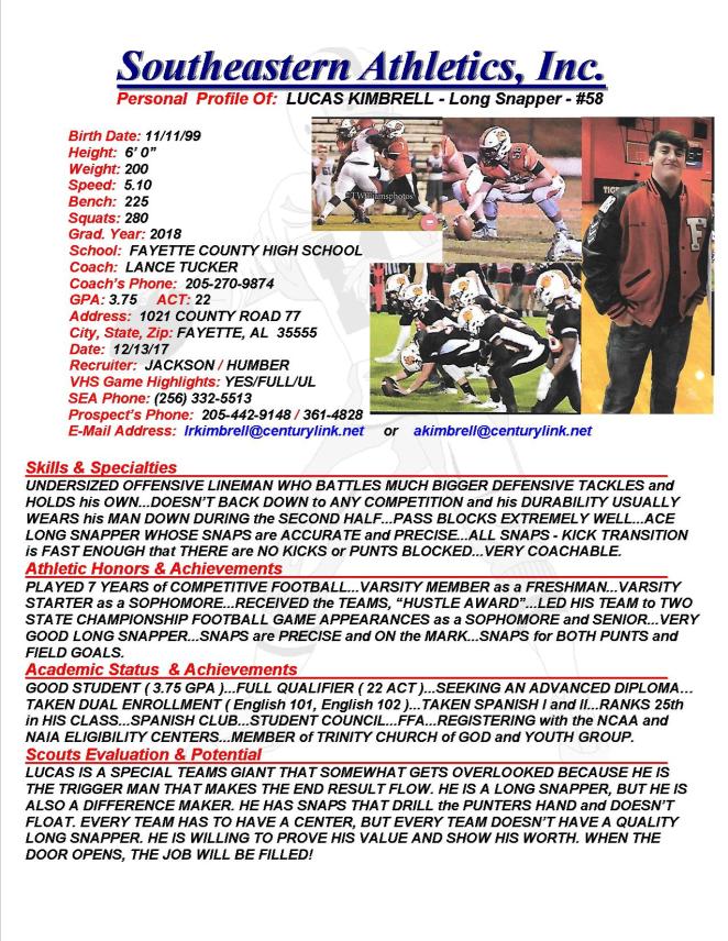 18 KIMBRELL, LUCAS FB gj