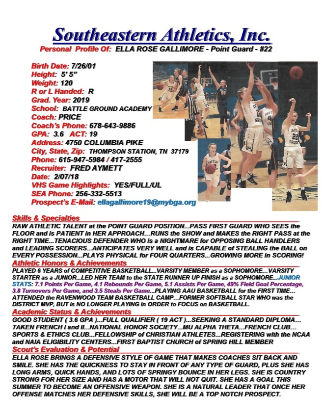 19 GALLIMORE, ELLA ROSE WBKB fa