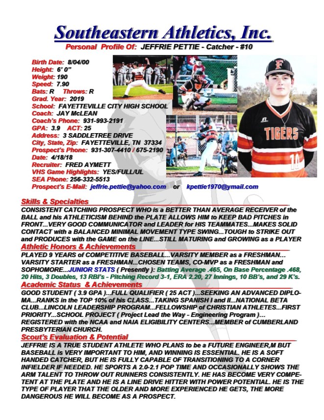 19 PETTIE, JEFFRIE BB fa