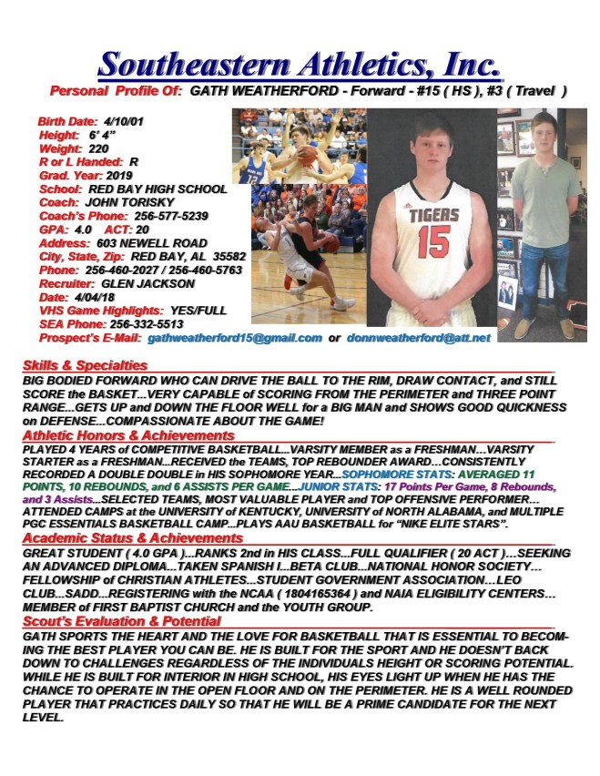 19 WEATHERFORD, GATH BKB gj