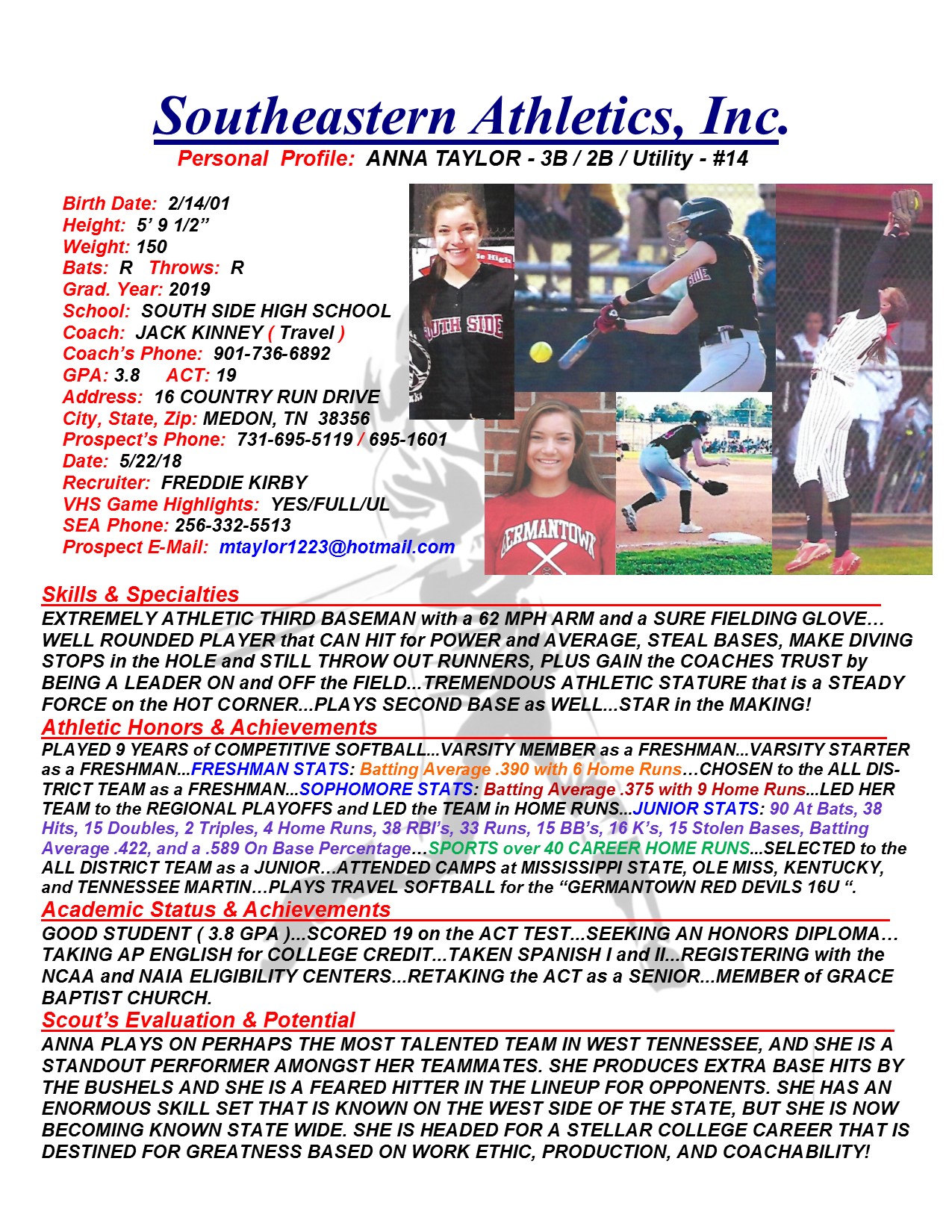 19 TAYLOR, ANNA SB k