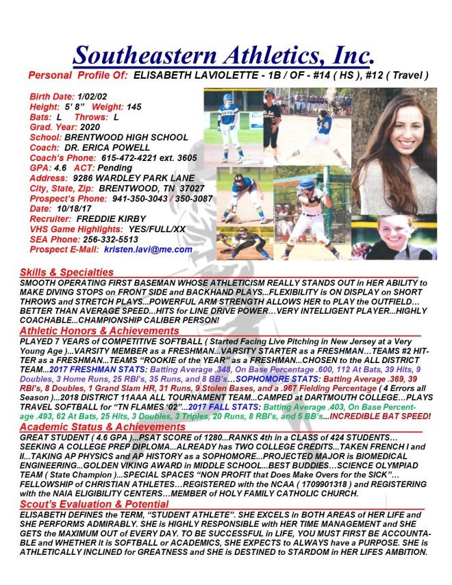 20 LAVIOLETTE, ELISABETH SB k