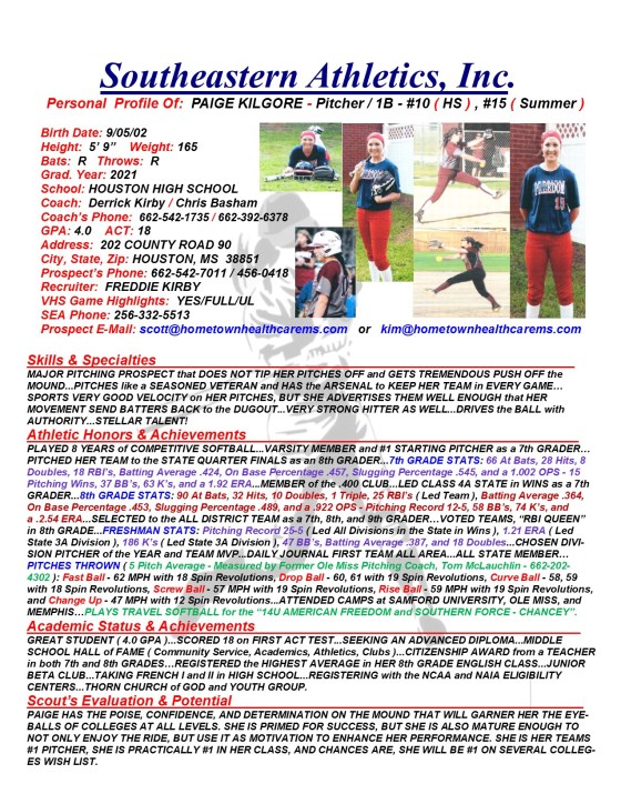 21 KILGORE, PAIGE SB k