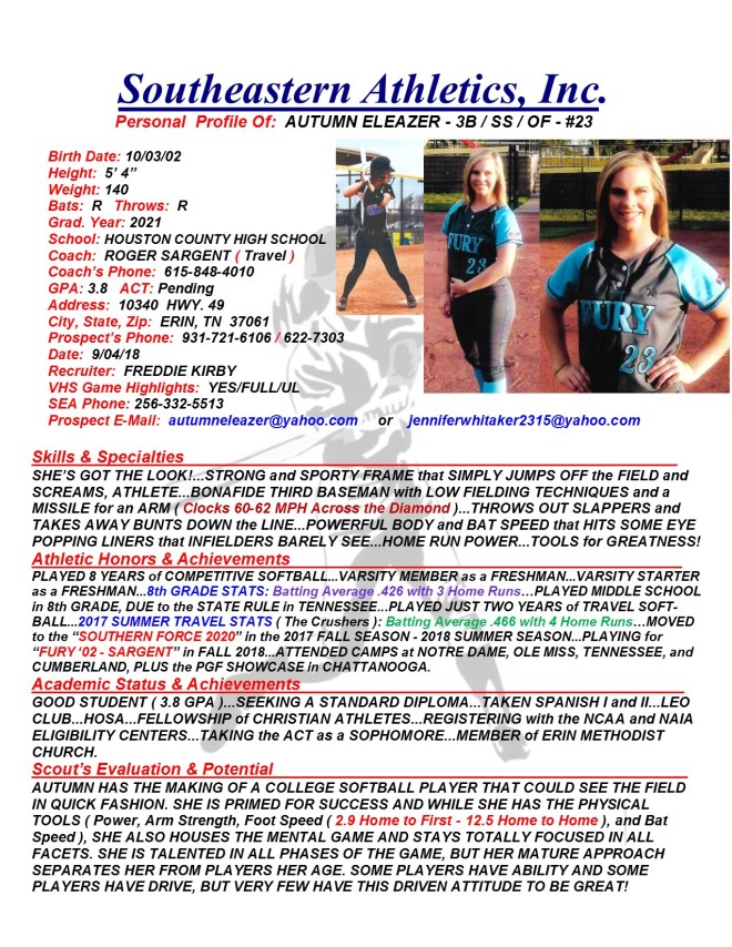 21 ELEAZER, AUTUMN SB k