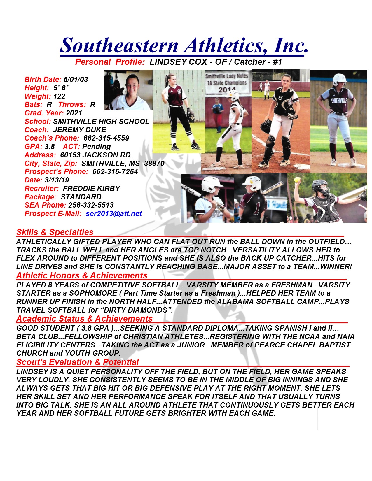 21 COX, LINDSEY SB k