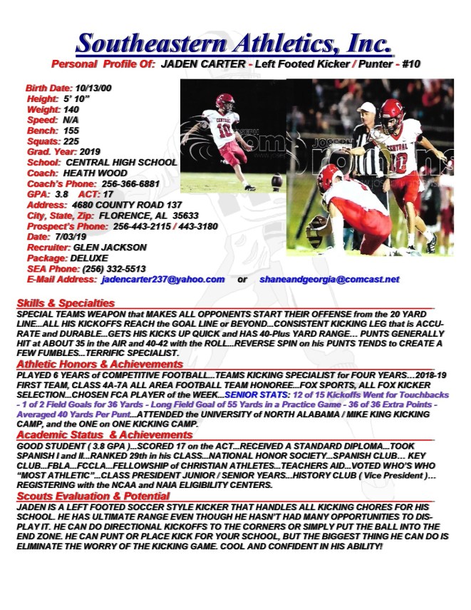 19 CARTER, JADEN FB gj