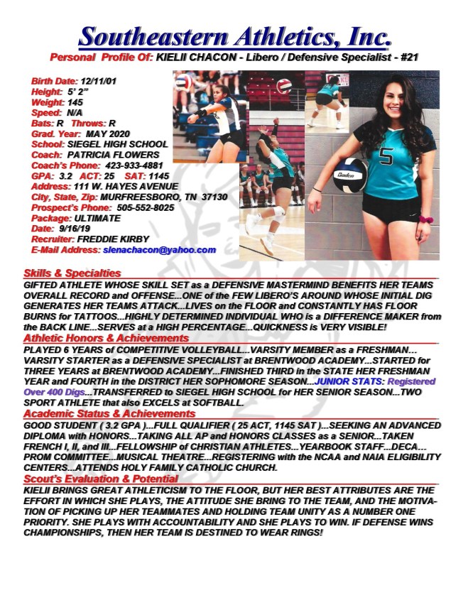 20 CHACON, KIELII VB k