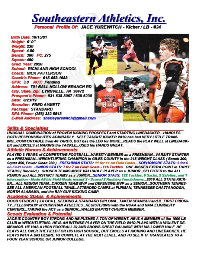 20 YUREWITCH, JACE FB fa